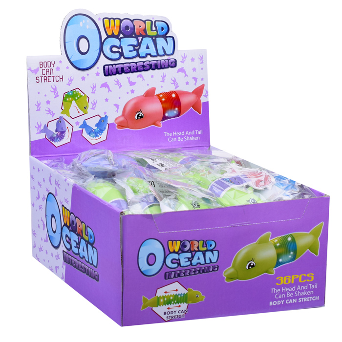 Фото к товару Игрушка-антистресс SS-5028 "Светящийся дельфин" в коробке Игрушка-антистресс SS-5028 "Светящийся дельфин" в коробке