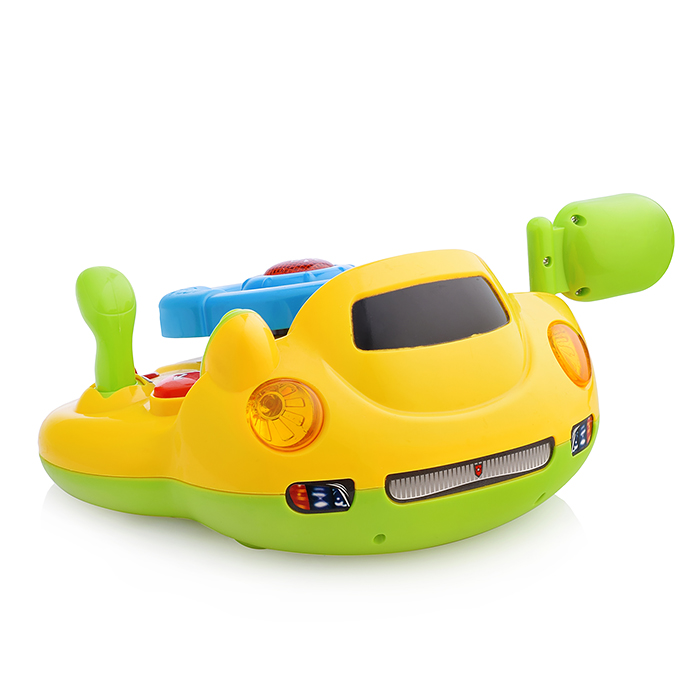 Руль 7317 "Я тоже рулю" на батарейках, в коробке