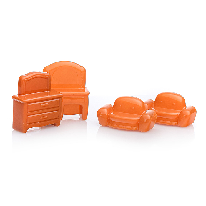 Набор мебели для кукол №5 (21 элемент в пакете)