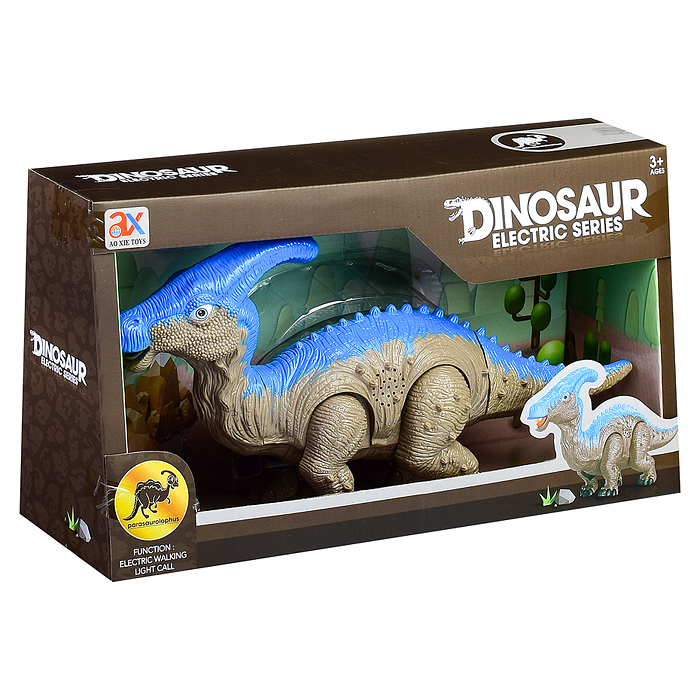 Динозавр 872A на батарейках, в коробке