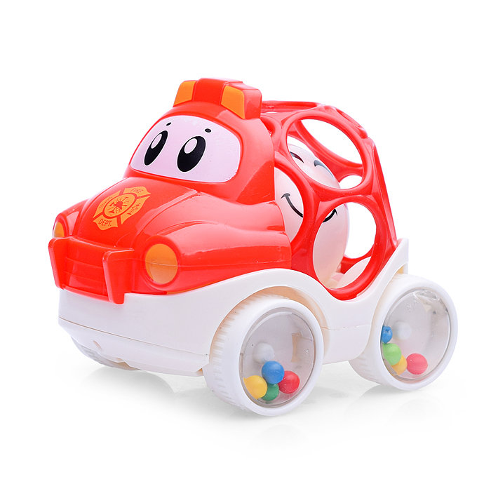 Погремушка 2856-10 "Пожарная машинка" в пакете