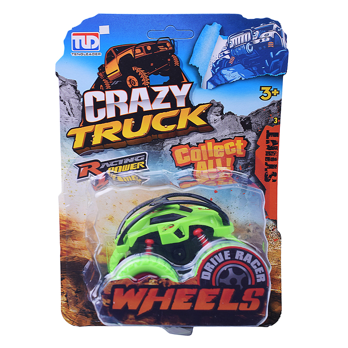 Машина-перевертыш 86663A "Crazy" инерционная, на листе