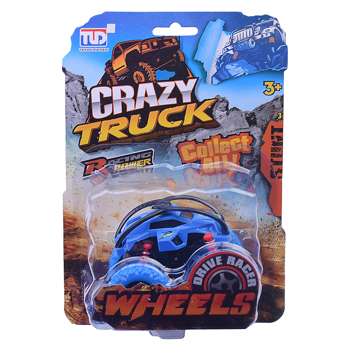 Машина-перевертыш 86663A "Crazy" инерционная, на листе