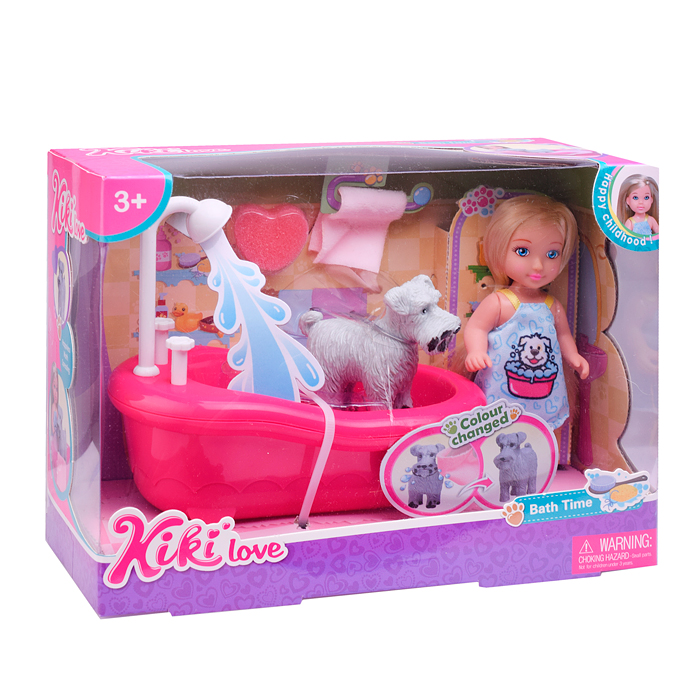 Кукла 88034 с питомцем, в коробке