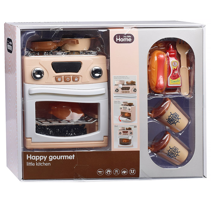 Бытовая техника A1003-3 "Плита" с аксессуарами, в коробке