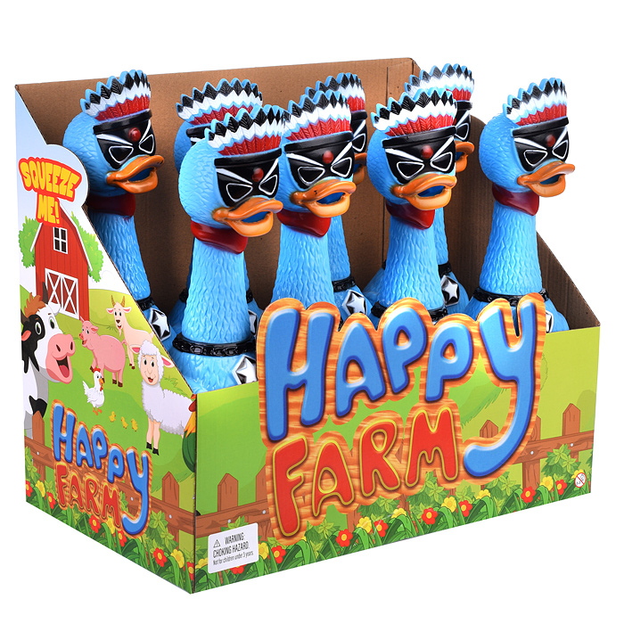 Игрушка-пищалка 4227 Птица "Загадочный индеец" в коробке