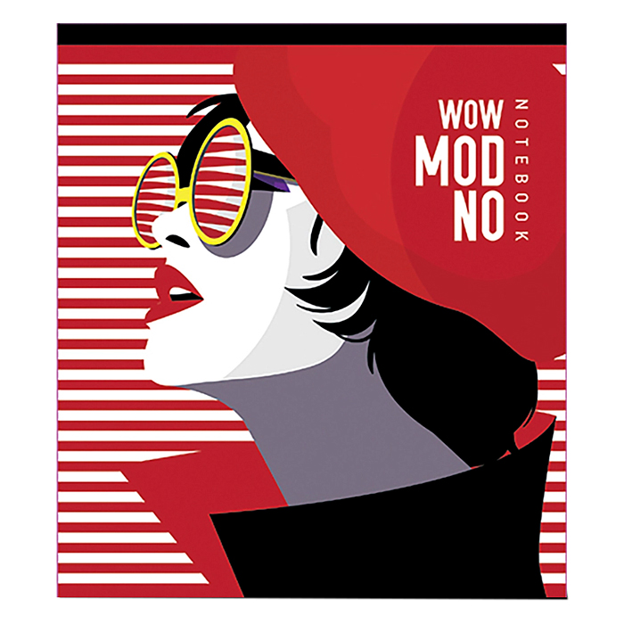 Тетрадь 48л клетка S Модно Клетка стандарт 4+0+Твин лак (50, 5 (микс) )