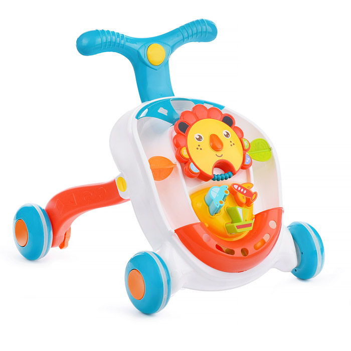 Ходунки HE0830 "Солнышко" с шариками (свет, звук) в коробке