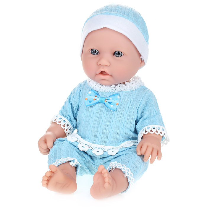 Фото к товару Пупс DF12-006B с аксессуарами, в коробке Пупс DF12-006B с аксессуарами, в коробке