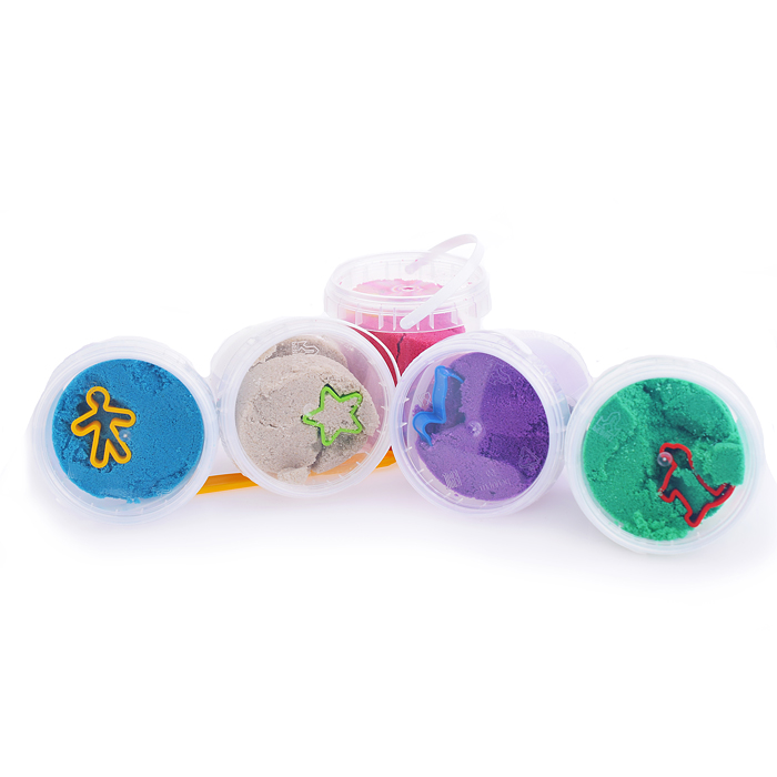 Фото к товару Набор для детского творчества "Умный песок 5 в 1" Набор для детского творчества "Умный песок 5 в 1"