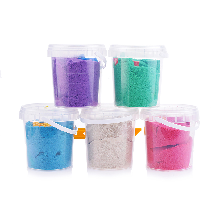 Фото к товару Набор для детского творчества "Умный песок 5 в 1" Набор для детского творчества "Умный песок 5 в 1"