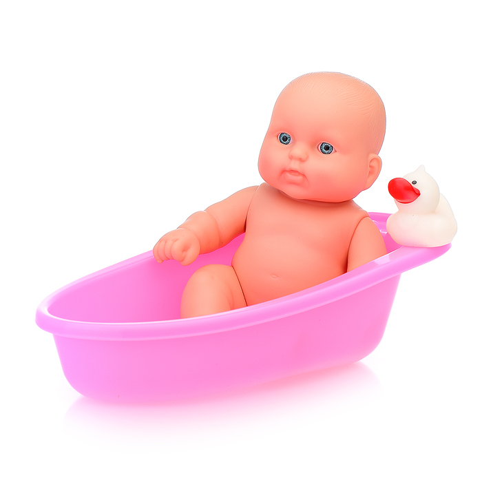 Кукла Карапуз. Девочка в ванной