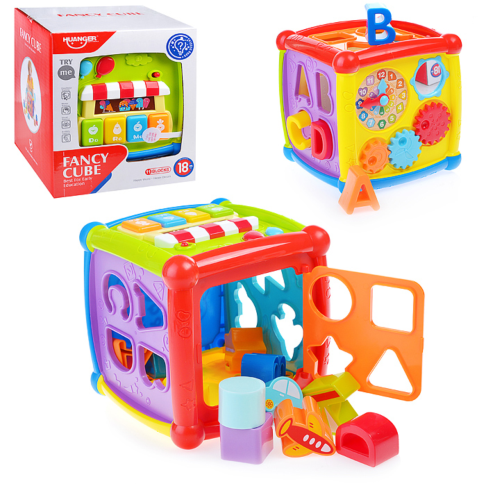Развивающая игрушка HE0520 "Куб" в коробке