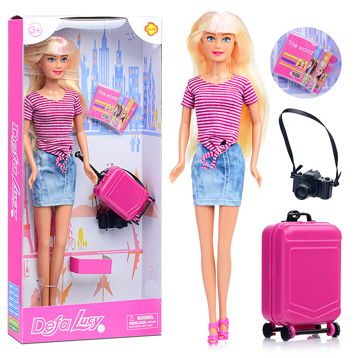 Кукла 8377 с аксессуарами, в коробке