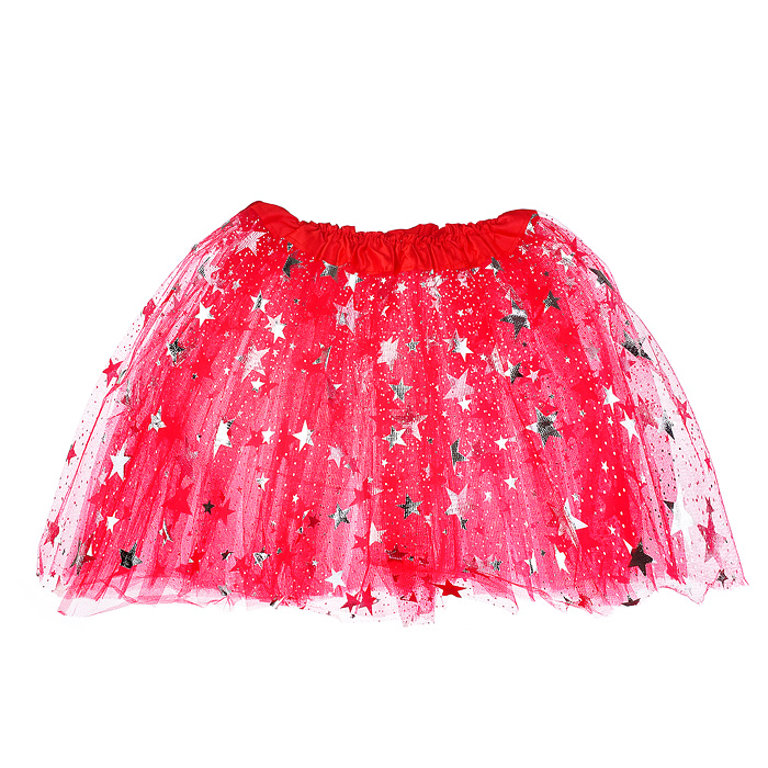 Набор "Крылья карнавальные" S0896-4 Фея (ободок, крылья, палочка, юбка) красный, в пакете