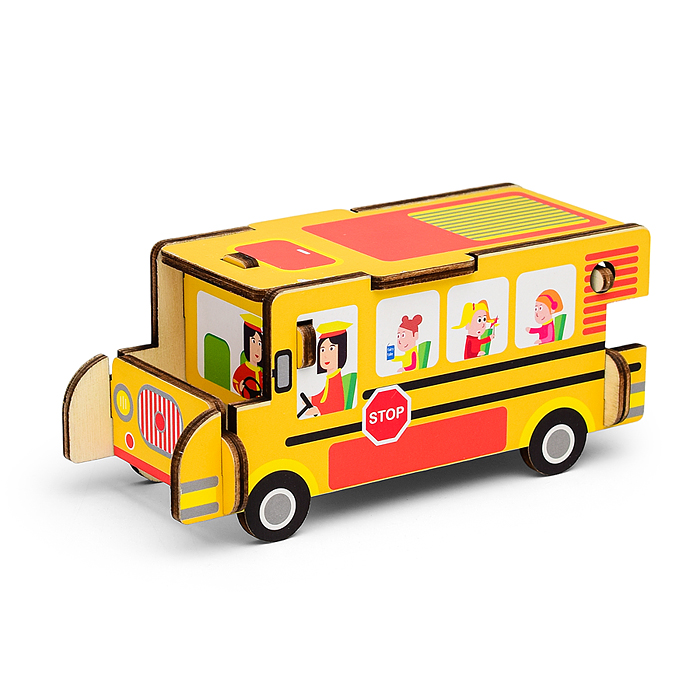 Фото к товару Пазл "Автобус" Пазл "Автобус"