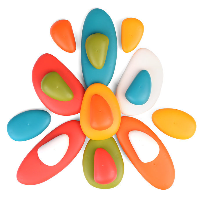 Конструктор S-Y044 "Камушки" (18 дет.) в коробке