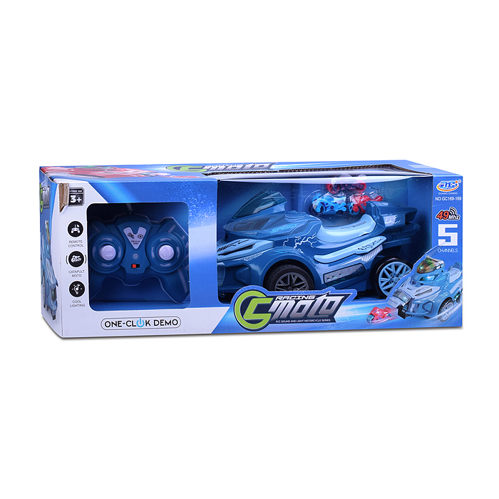 Мотоцикл-катапульта GC169-167 на р/у, в коробке