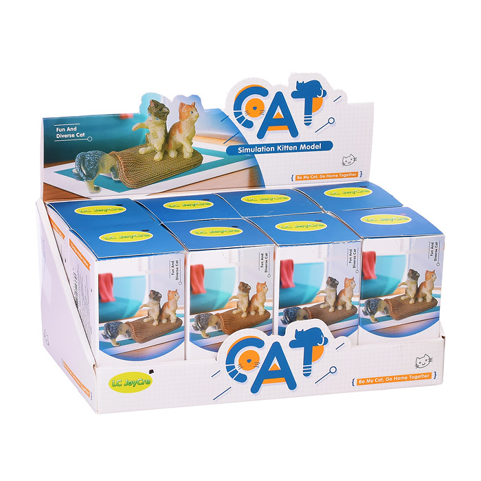 Фигурка ZQ665-3 "Кошка" в ассортименте, в пакете