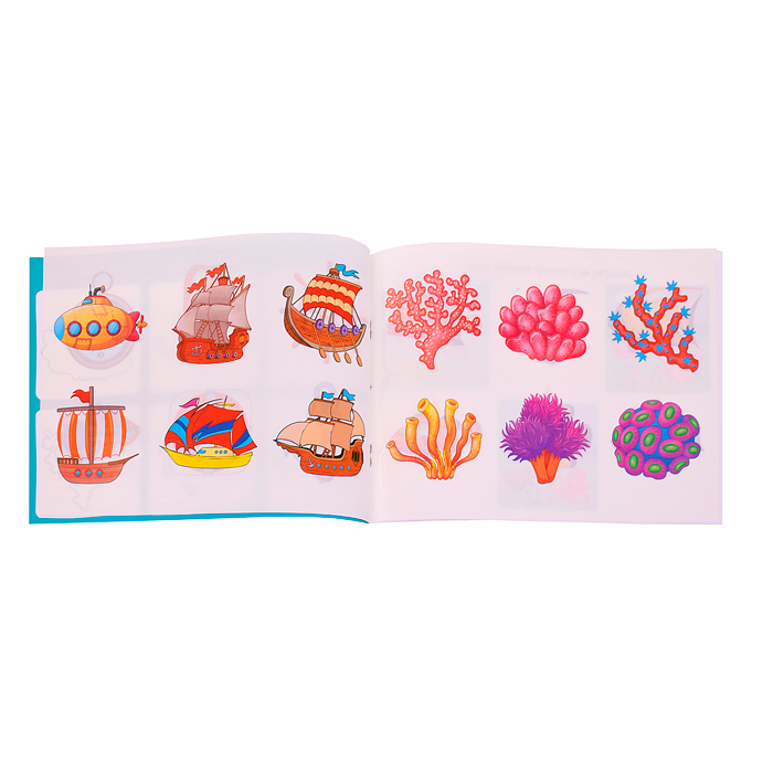 Фото к товару IQ задачки с многоразовыми наклейками. По морям, по волнам. 4+ Куликова Е.Н. IQ задачки с многоразовыми наклейками. По морям, по волнам. 4+ Куликова Е.Н.