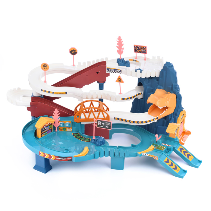 Фото к товару Автотрек 5501A "Динозавр" на батарейках, в коробке Автотрек 5501A "Динозавр" на батарейках, в коробке