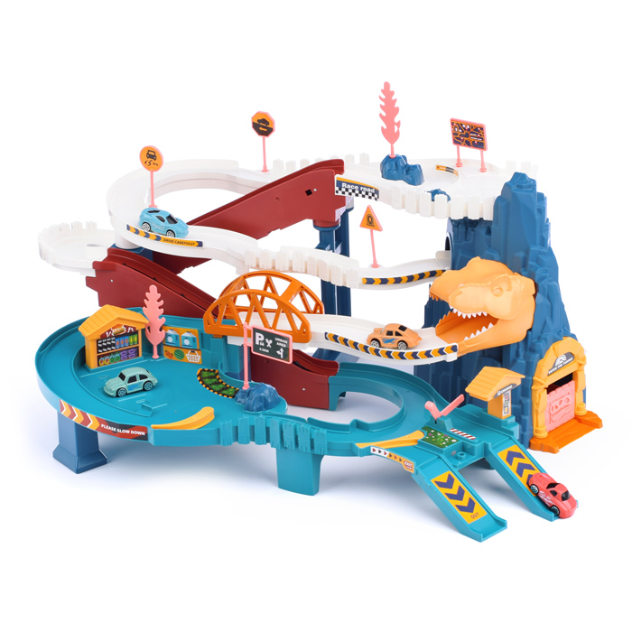 Фото к товару Автотрек 5501A "Динозавр" на батарейках, в коробке Автотрек 5501A "Динозавр" на батарейках, в коробке