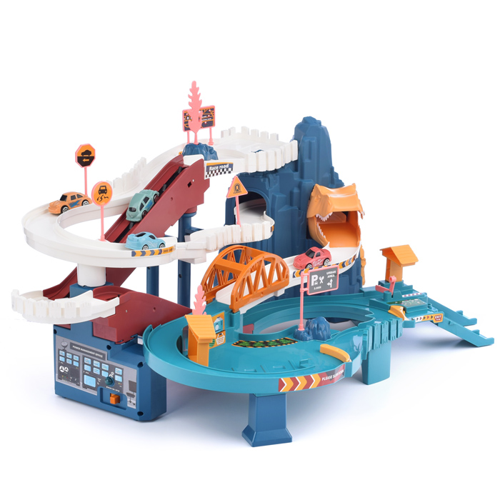 Фото к товару Автотрек 5501A "Динозавр" на батарейках, в коробке Автотрек 5501A "Динозавр" на батарейках, в коробке