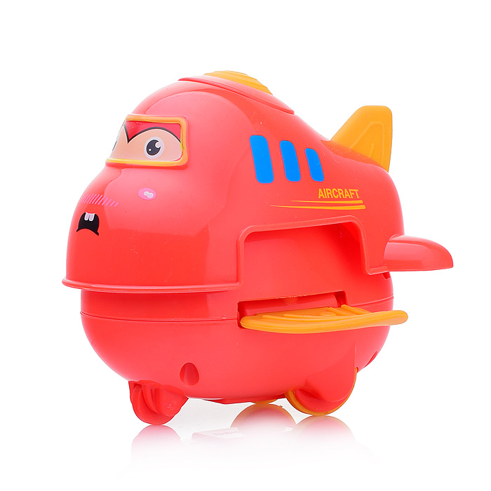 Заводная игрушка "Цветной самолетик" HY-602 в коробке, в ассортименте