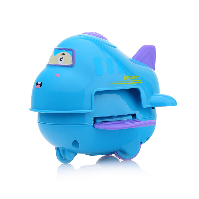 Заводная игрушка "Цветной самолетик" HY-602 в коробке, в ассортименте