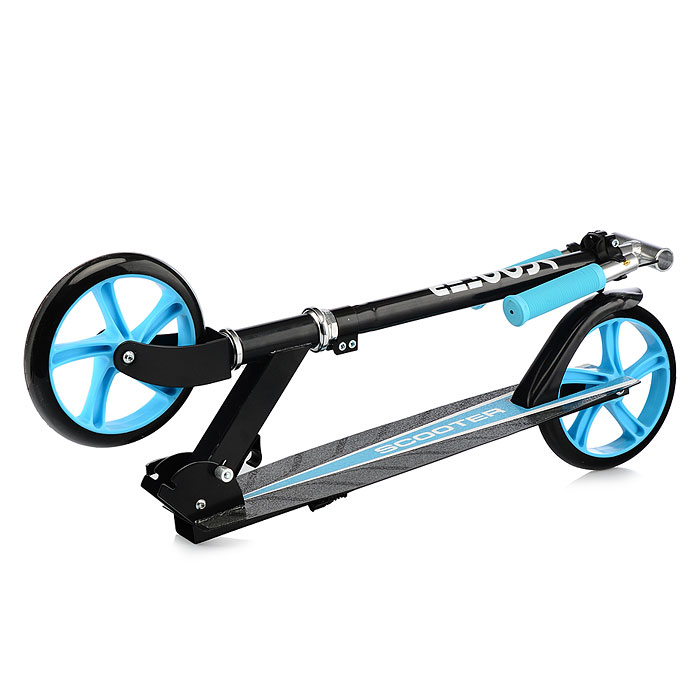 Самокат U035608Y 2-х кол., синий, PU/ 200 мм, ABEC 7, в коробке