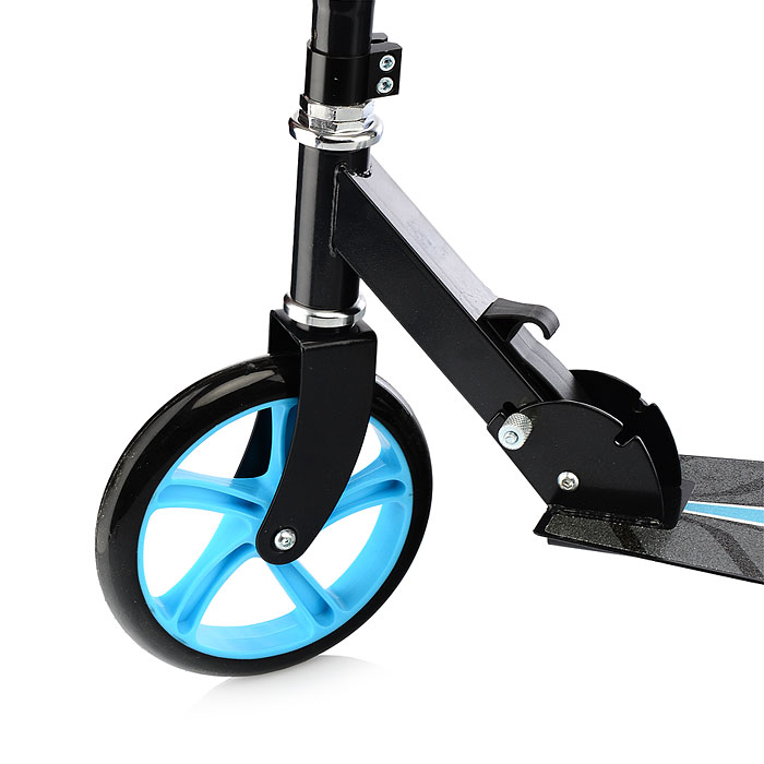 Самокат U035608Y 2-х кол., синий, PU/ 200 мм, ABEC 7, в коробке