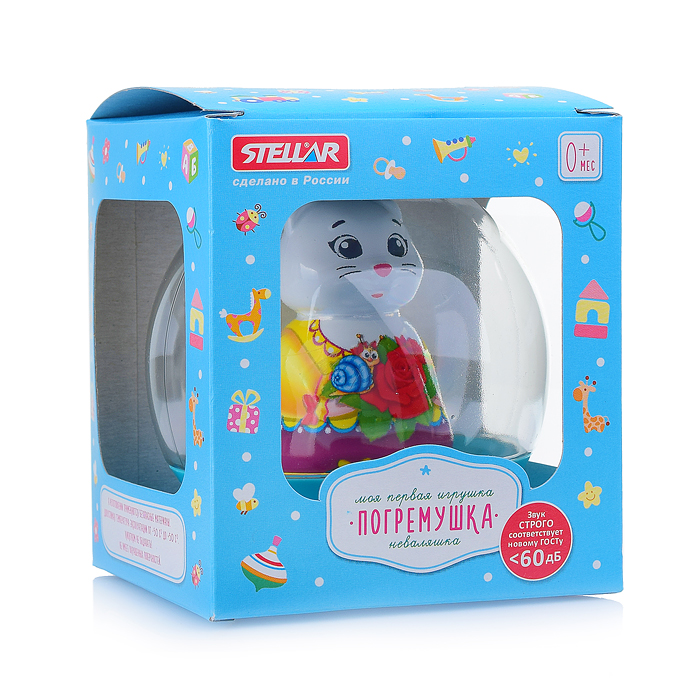 Погремушка Неваляшка "Кошечка"