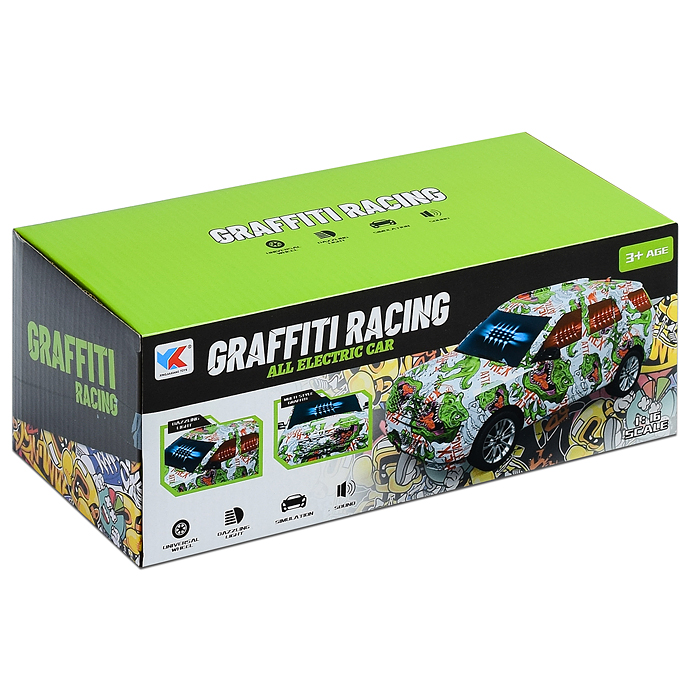 Машина 203-1A "Люкс плюс" на батарейках, в коробке