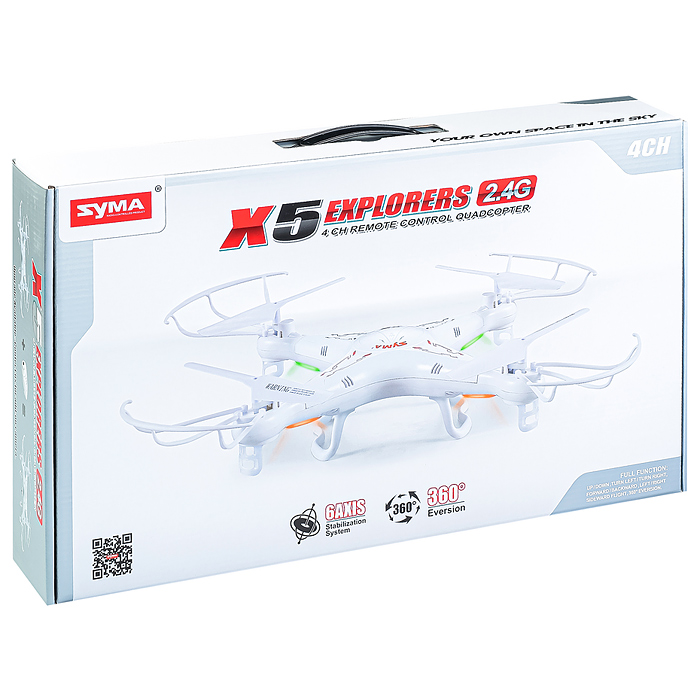 Квадрокоптер X5 "Explorers" р/у в коробке