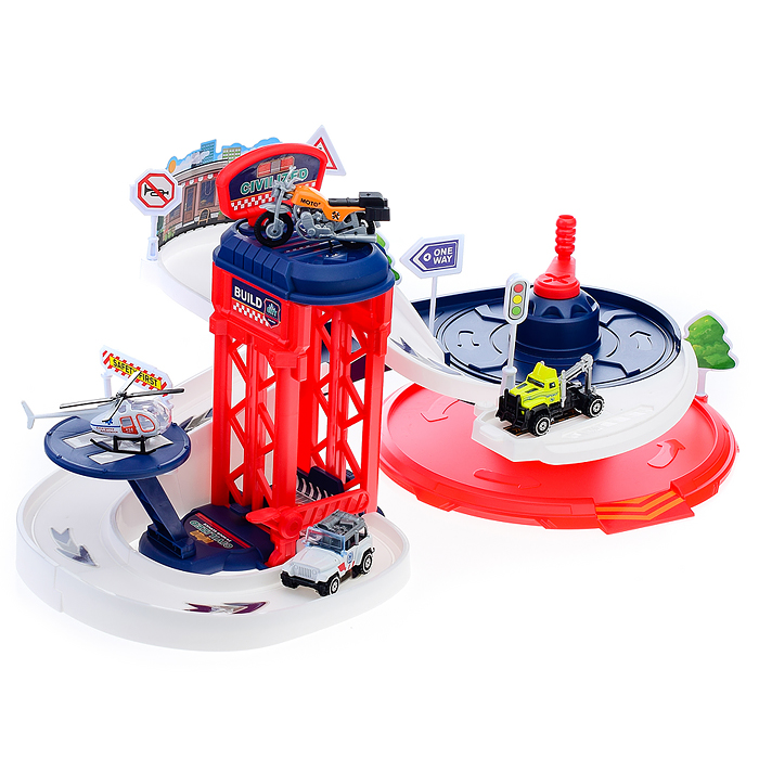 Фото к товару Игровой набор 660-A339 "Парковка" в коробке Игровой набор 660-A339 "Парковка" в коробке