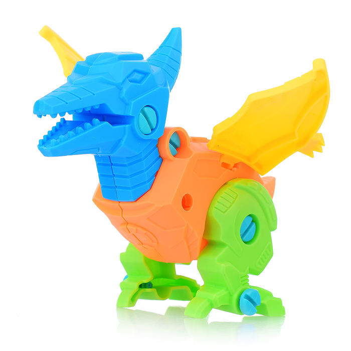 Фото к товару Конструктор R968-B1P "Динозавр" с отверткой, в коробке Конструктор R968-B1P "Динозавр" с отверткой, в коробке