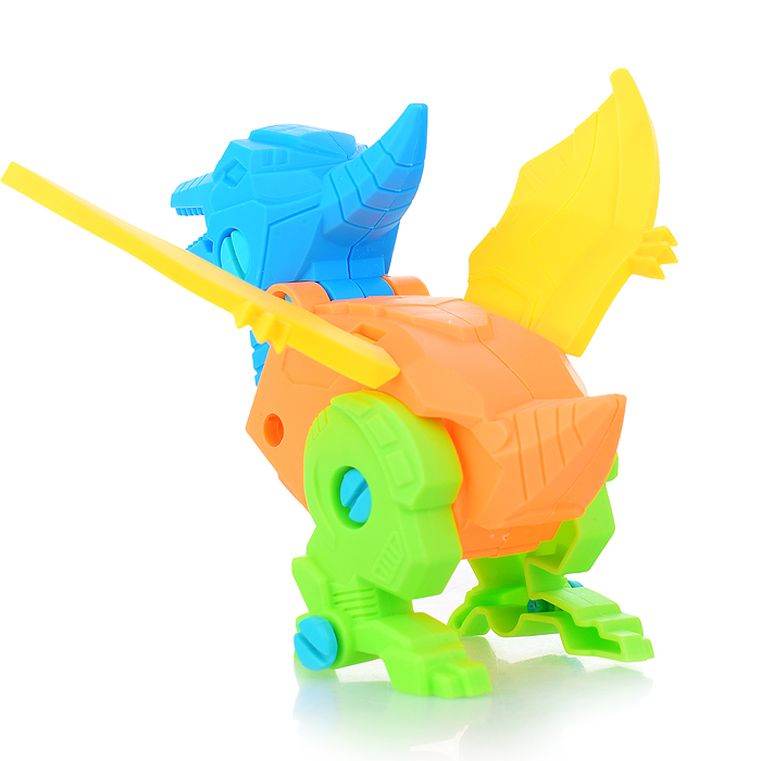 Фото к товару Конструктор R968-B1P "Динозавр" с отверткой, в коробке Конструктор R968-B1P "Динозавр" с отверткой, в коробке