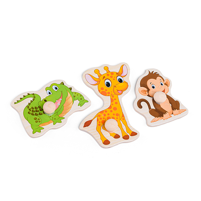 Пазл-вкладыш D0061 "Животный мир"