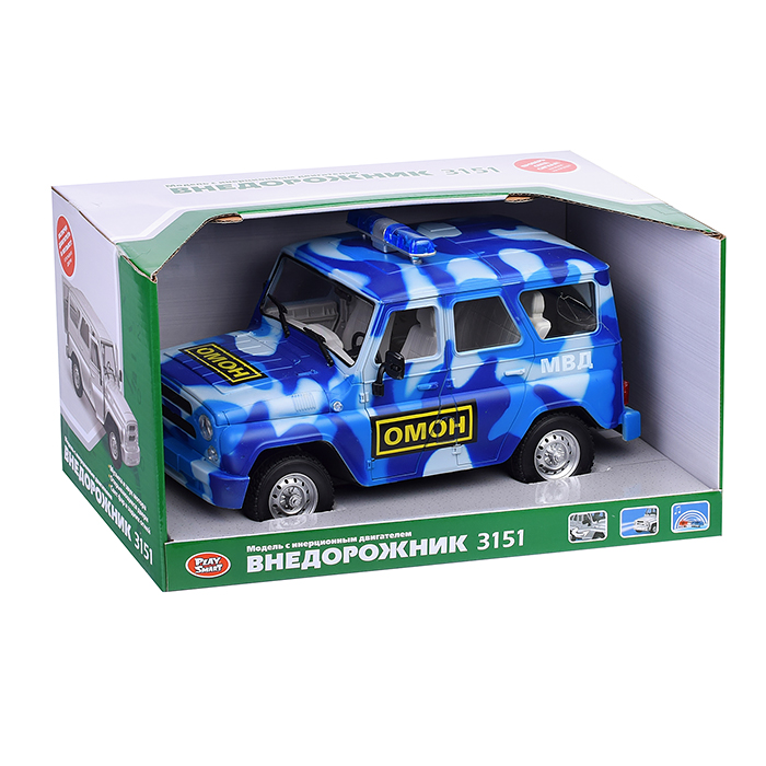 Машина 9122-C "Внедорожник. ОМОН" в коробке