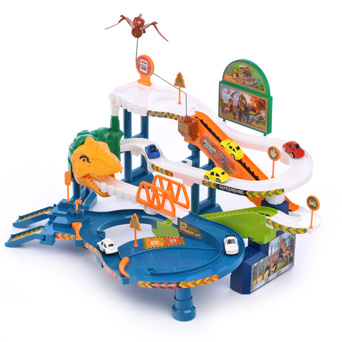 Автотрек XZ-693 на батарейках, в коробке