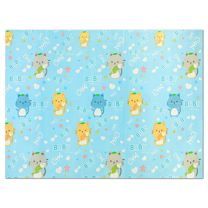 Коврик развивающий 00-1468 "Ростомер с совами" (150*200*0.6 см.)