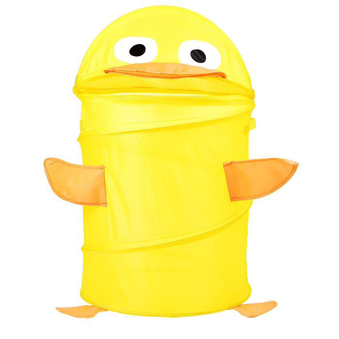 Корзина для игрушек 00-0057 "Утенок" желтый, 38*45см.