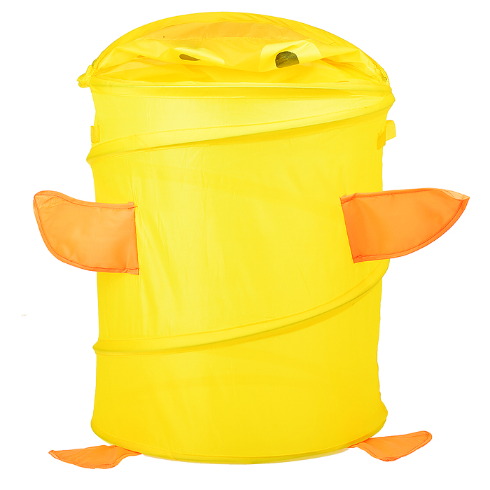 Корзина для игрушек 00-0057 "Утенок" желтый, 38*45см.