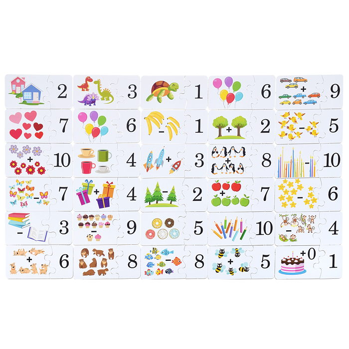 Развивающие пазлы "Математика" 