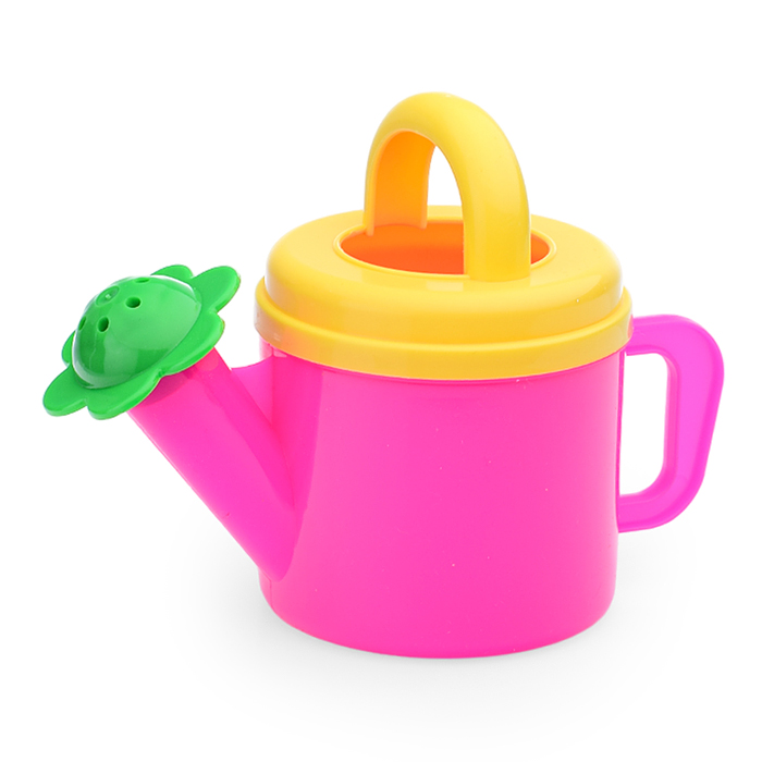 Песочный набор № 155 (ведро 0,8 л , сито,  совок 19 см, грабли 19см, лейка 0,4л)