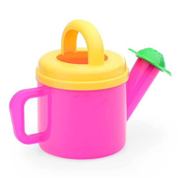 Песочный набор № 155 (ведро 0,8 л , сито,  совок 19 см, грабли 19см, лейка 0,4л)