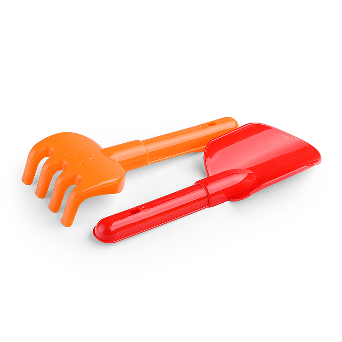 Песочный набор № 155 (ведро 0,8 л , сито,  совок 19 см, грабли 19см, лейка 0,4л)