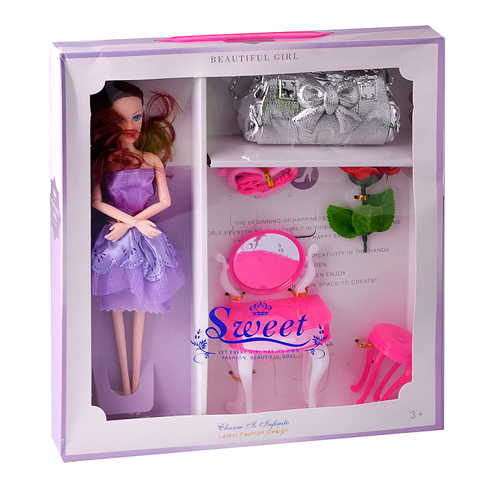 Кукла XM819 с аксессуарами, в коробке