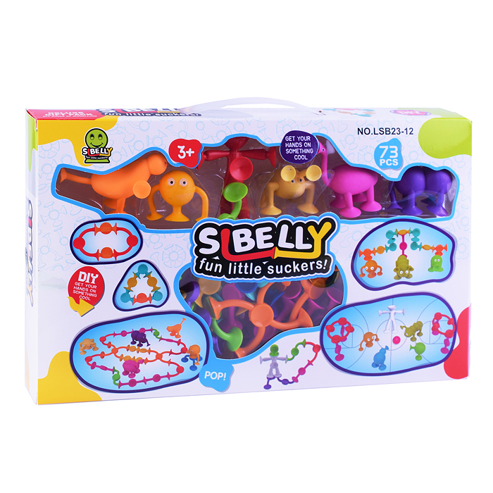 Конструктор LSB23-12 (73 дет.) в коробке