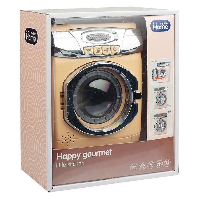 Бытовая техника-стиральная машина A1001-1 "Счастливая стирка" в коробке